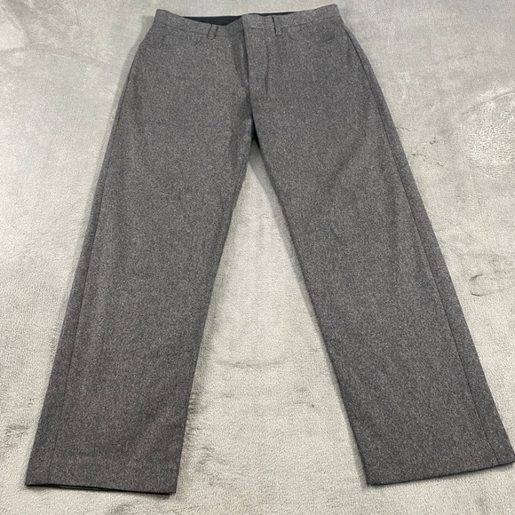 banana republic grey dress pants Banana Republic Women's Martin Fit Dress Pants Size 8 x 32 Gray Flat Front  Lined